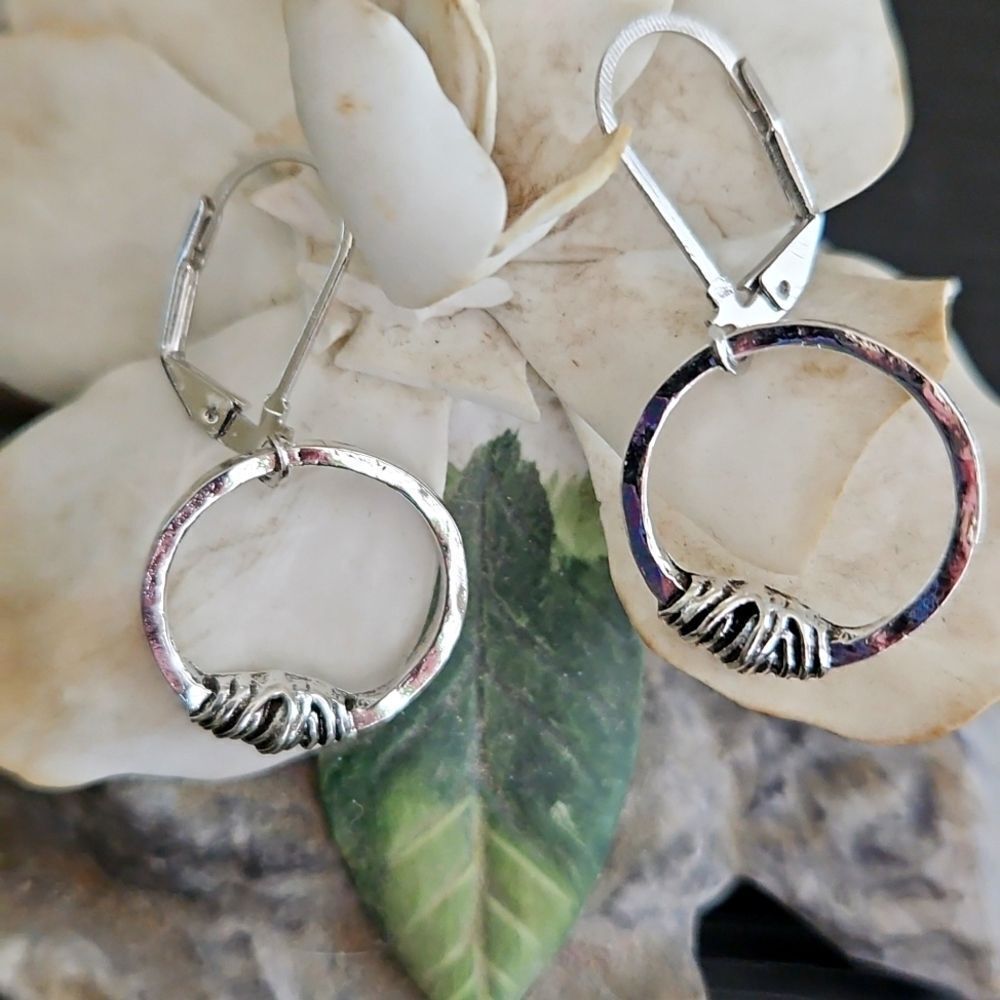 NWOT Silver Hoop Earrings